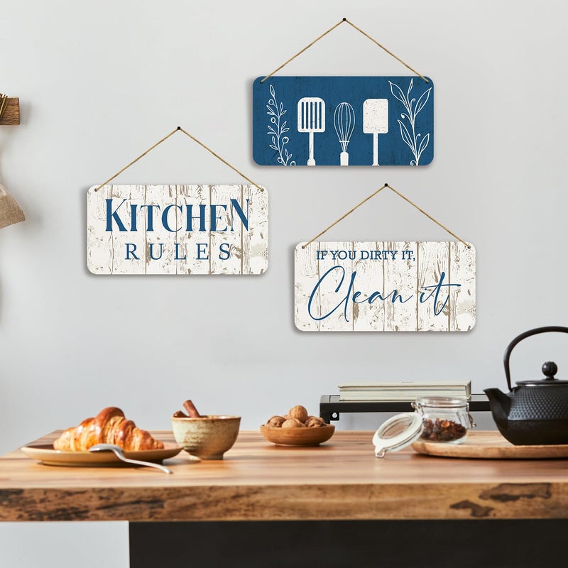 kotart Kitchen Quotes Wooden Wall Art Hanging for Restaurant Bar Dianing Area Home Wall Decoration item for Living Room Bedroom Gifts Home Decor Items Kitchen Decoration Items 21 - Image 4