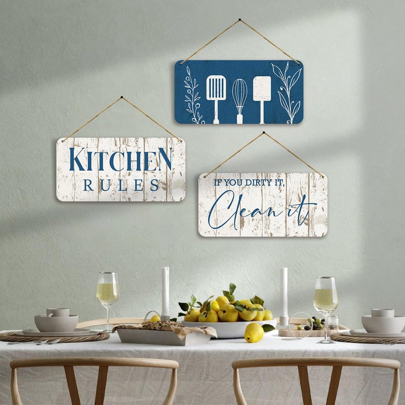 kotart Kitchen Quotes Wooden Wall Art Hanging for Restaurant Bar Dianing Area Home Wall Decoration item for Living Room Bedroom Gifts Home Decor Items Kitchen Decoration Items 21 - Image 3