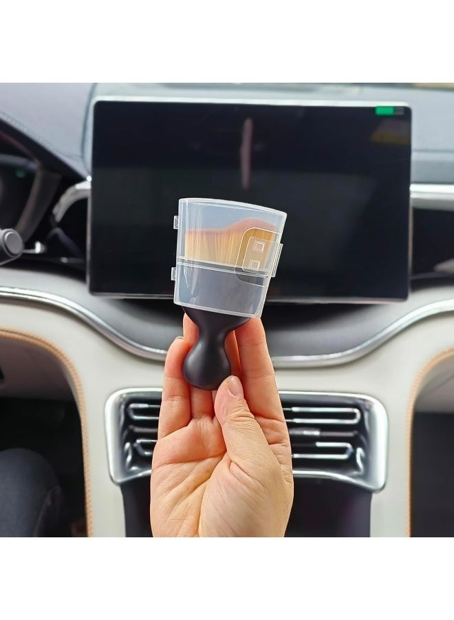 Auto Car Wash & Detailing Brush – Soft Bristle Interior and Exterior Brush for Cars, Trucks, SUVs, Dashboard, Vents, Leather, and Engine Parts-2Pcs - Image 2