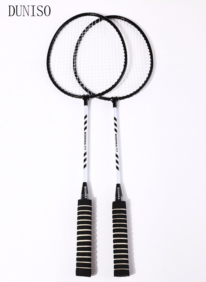 DUNISO Badminton Rackets Set for 2 Players – Lightweight Set with 3 Shuttlecocks & Carrying Bag - Image 5