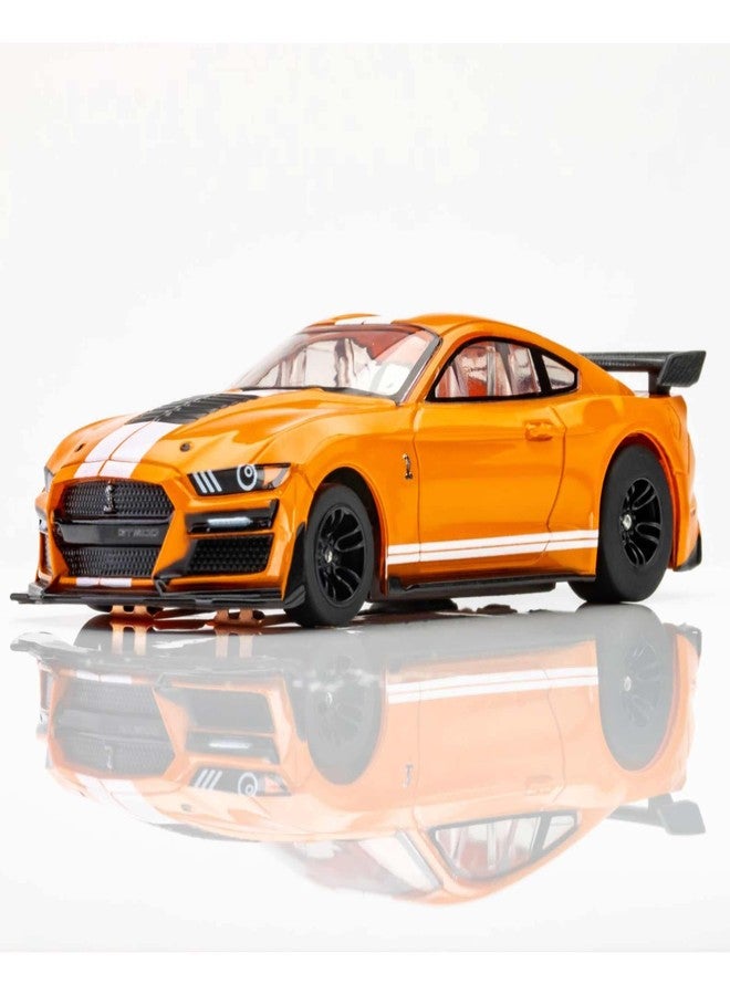 AFX/Racemasters 2021 Shelby GT500- Twister Orange/White AFX22069 HO Slot Racing Cars - Image 2