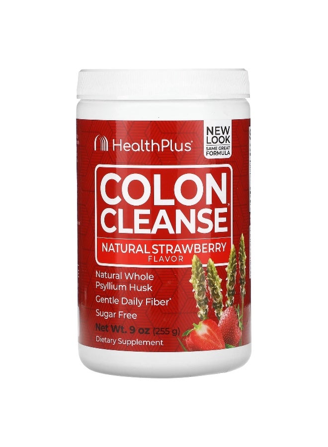 healthplus Health Plus, Colon Cleanse, Natural Strawberry, 9 oz (255 g) (Packaging may vary) - Image 1