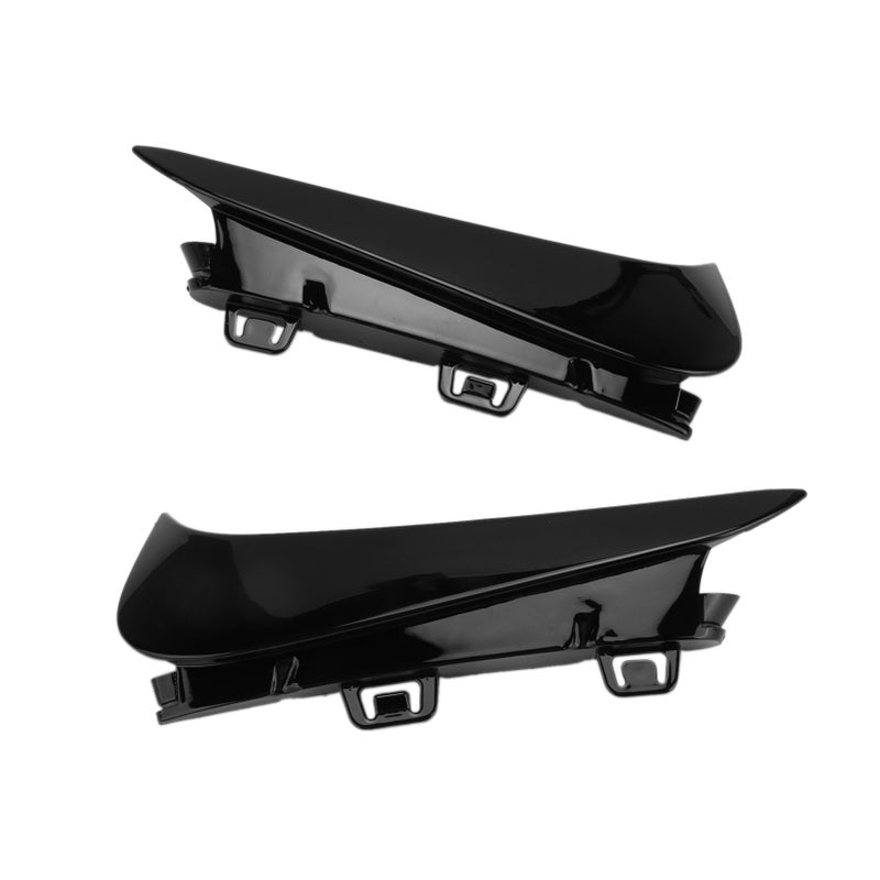 Gloss Black Rear Bumper Side Vent Canard Trims Replacement for 3 Series G20 M Sport 2019‑2021 - Image 2