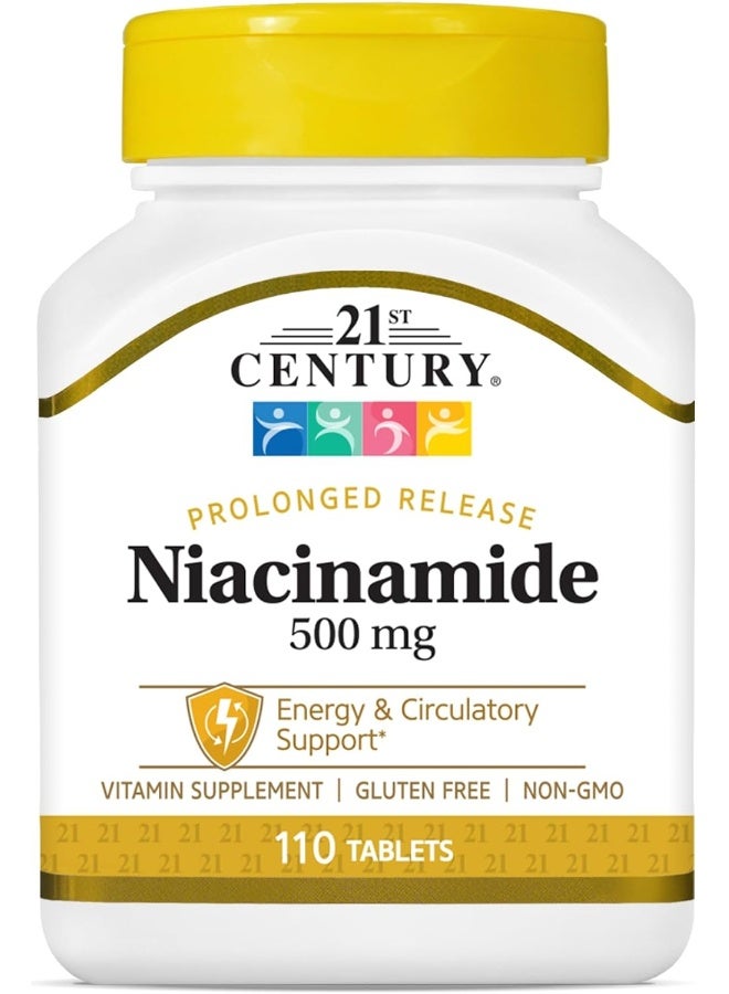 أقراص نياسيناميد 500 ملغ ممتدة المفعول، عدد 110 قرص - Image 1