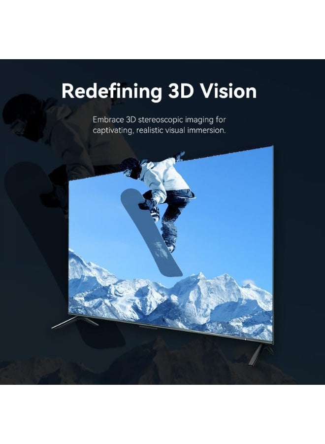 VENTION 4K 1x8 HDMI Splitter Black Aluminum Alloy Type UK Standard Model # AKQB0-UK - Image 5