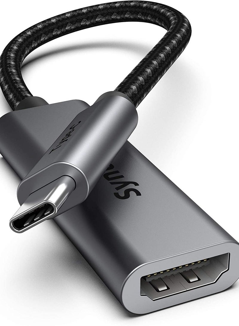 Syntech حزمة محولات USB C إلى USB من سينتيك 3 قطع، محول USB-C أنثوي إلى USB3.0 ذكري، محول طاقة كابل شاحن نوع C متوافق مع آيفون 15 آيباد برو سامسونج S23 ساعة آبل سلسلة 9 AirPods CarPlay ومحولات سينتيك USB-C إلى HDMI أنثوي بدقة فيديو تصل إلى 2560*1440 @60Hz - Image 3