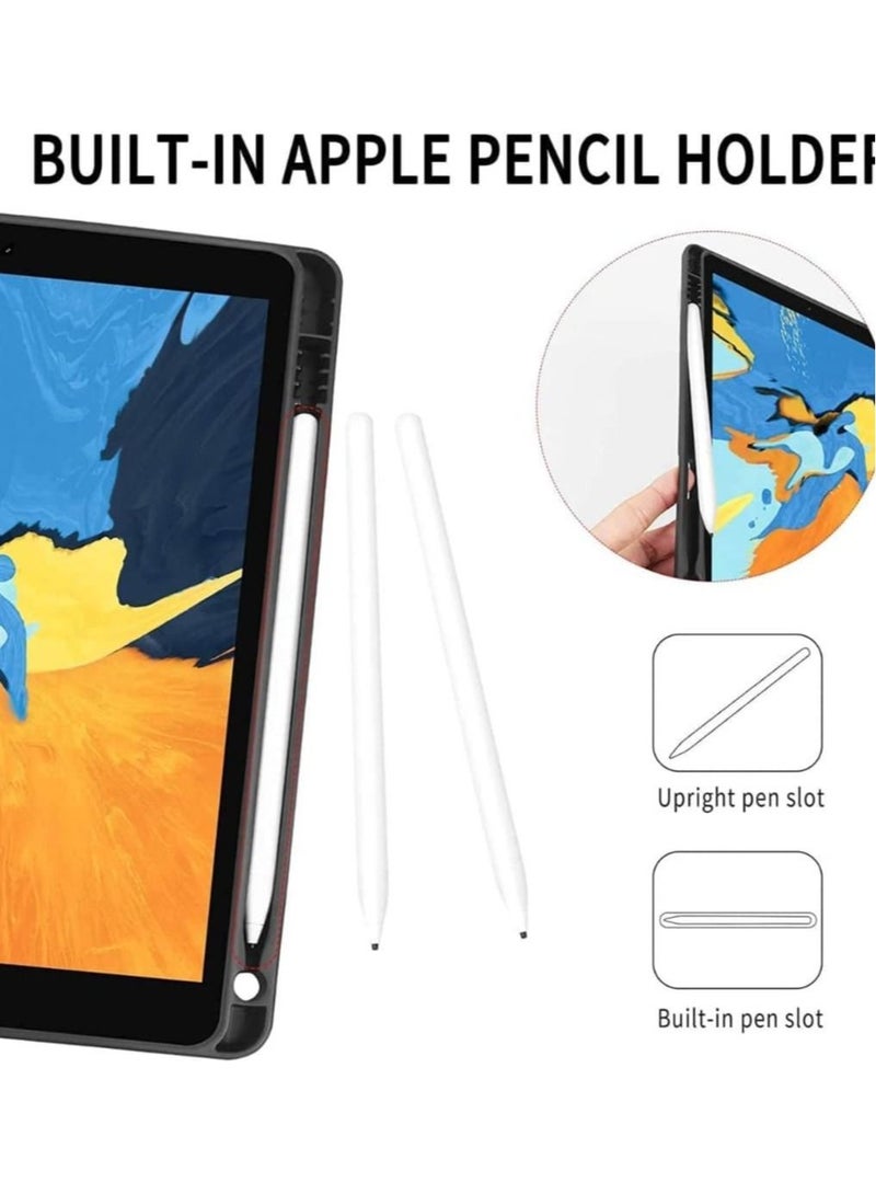 Keyboard Case for iPad 9th Generation (2021)/8th Gen/7th Gen 10.2 Inch, Detachable Wireless with Pencil Holder Stand Folio Keyboard Cover for New iPad 9th Gen/8th Gen/7th - Image 3