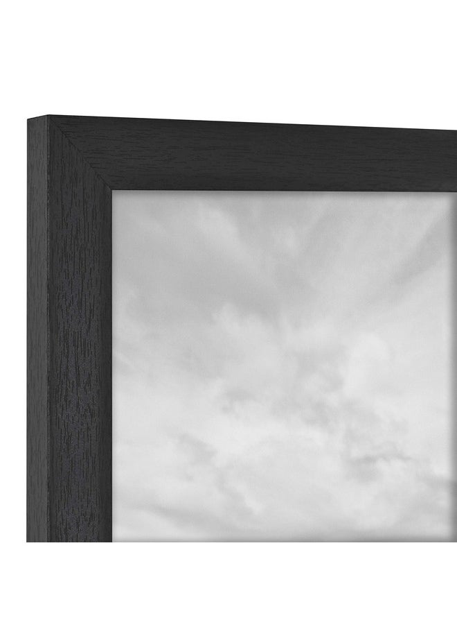 أم سي أس إطار ملصق MCS Studio Gallery مقاس 16 × 24 بوصة، أسود من الخشب، إطار صورة كبير عمودي وأفقي للتعليق على الحائط للصور والملصقات والمطبوعات الفنية (عبوة واحدة) 