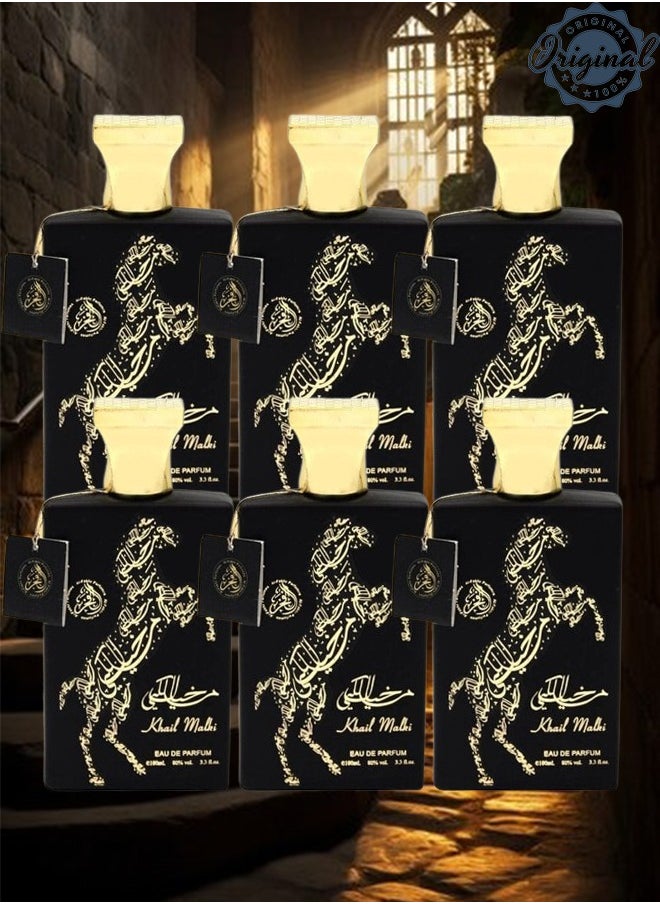 ملكي 6 قطع عطر خيل ملكي 100 مل  - Image 1