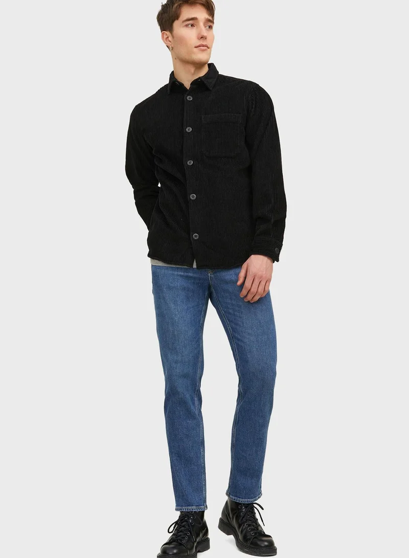 JACK & JONES Light Wash Straight Fit Jeans