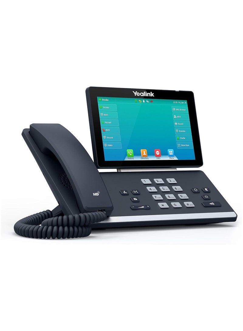 Yealink Yealink SIP-T57W Executive IP Phone – 7'' Touch Screen, 16 VoIP Accounts, Dual Gigabit Ports, Wi-Fi, PoE, USB, No Power Adapter - Image 2