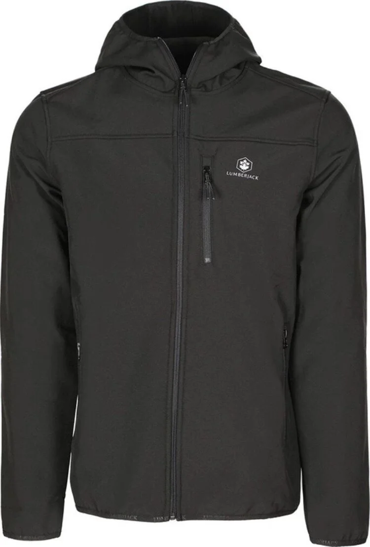 لامبرجاك GT16 Black Waterproof Men's Softshell Jacket