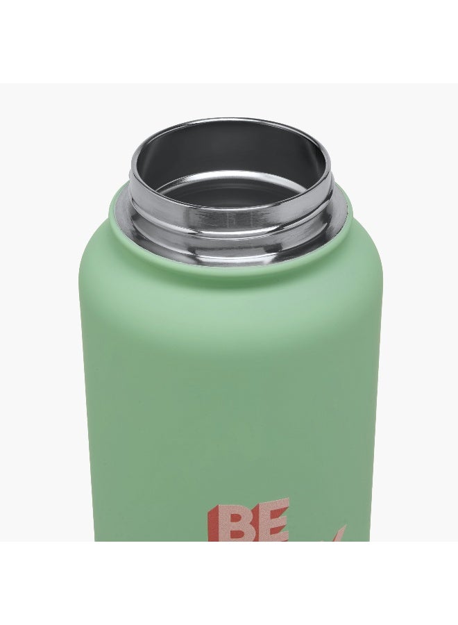 LIFESTYLE Be Happy Print Water Bottle - 1L for Kids - Image 5