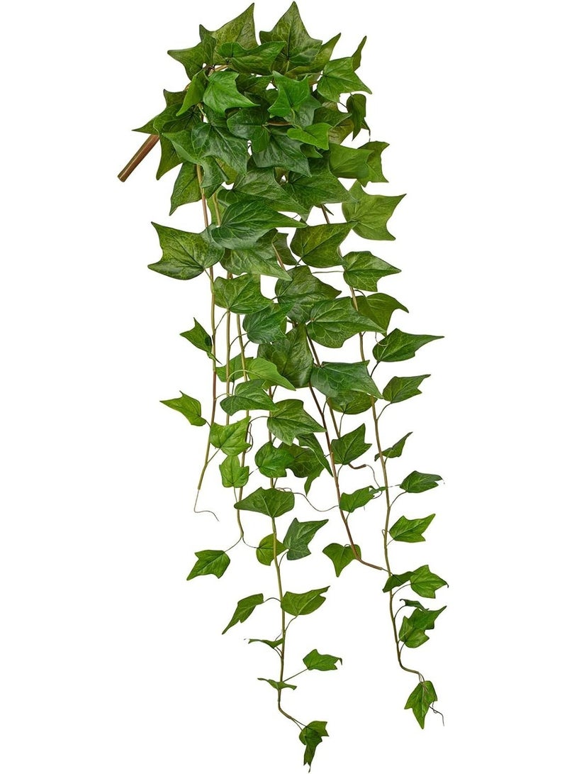 LATIFA Artificial Hanging Plant Ivy, Lifelike Green Vines, 122 cm UV-Resistant - Image 1
