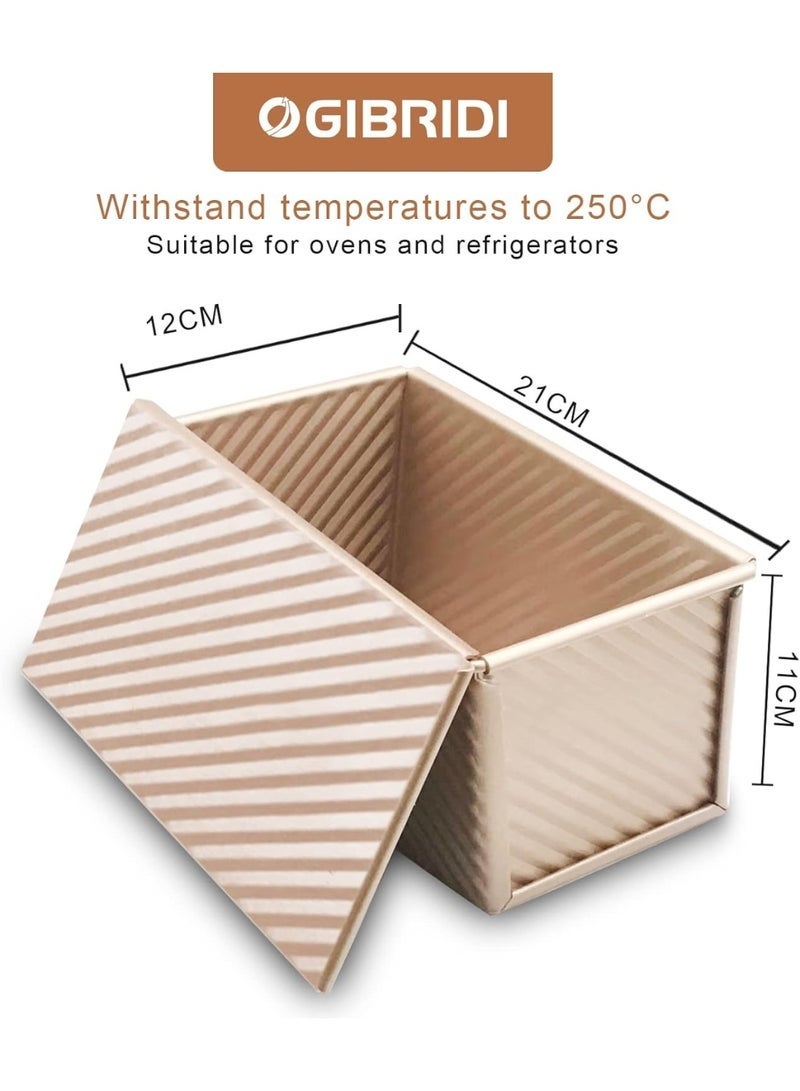 Arabest صينية خبز التوست، صينية خبز من سبائك الألمنيوم مع غطاء لصنع الخبز في المنزل - Image 5