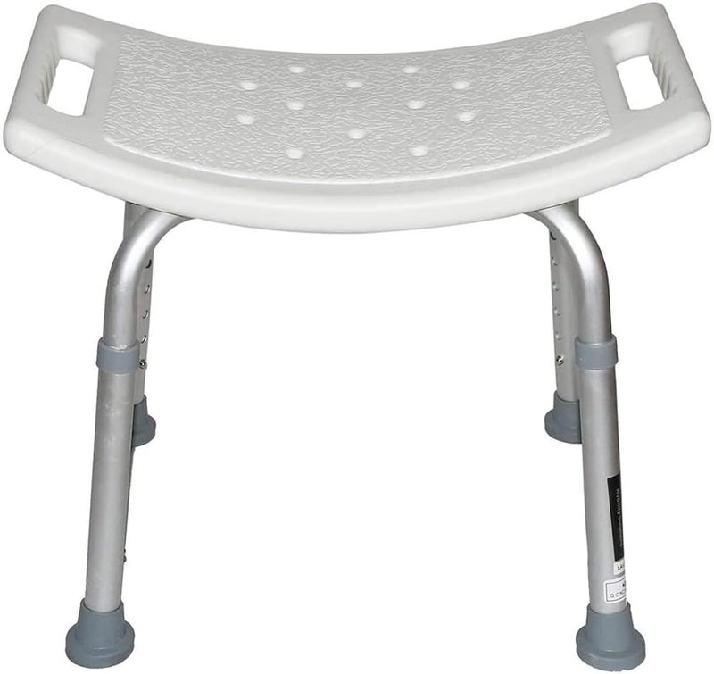 Rehamo Std Shower Chair Stool, Showerie Anti Slip Bathroom Stool For Elderly And Adults, White - Image 4