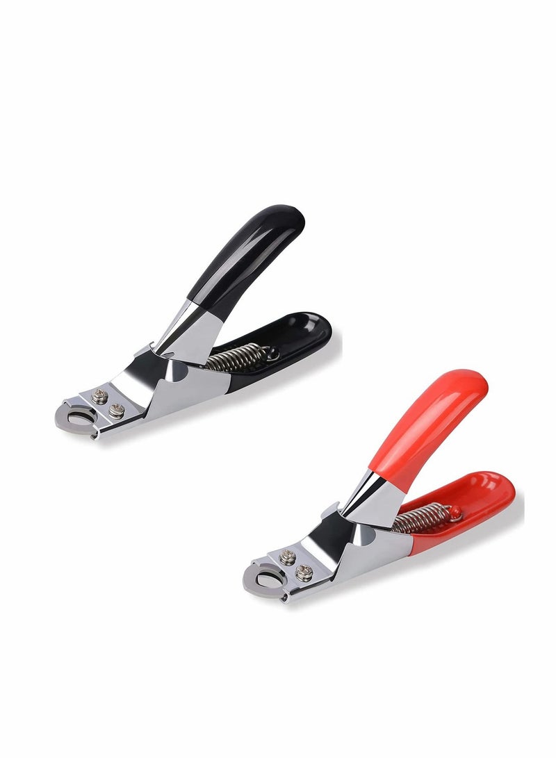KASTWAVE Dog Cat Nail Clippers, Professional Pet Claw Trimmer, Stainless Steel Razor Sharp Blade Dog Toes Cutter Grooming Tools for Small Medium Large Animal Pets, Pet Grooming Supplies (2 Psc) - Image 1