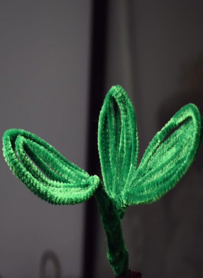FAVORXTM Dark Green Pipe Cleaners Craft (100 Pieces) Chenille Stems for DIY Art Creative Festival Day Decorations (0.24 x 12 Inch) - Image 5