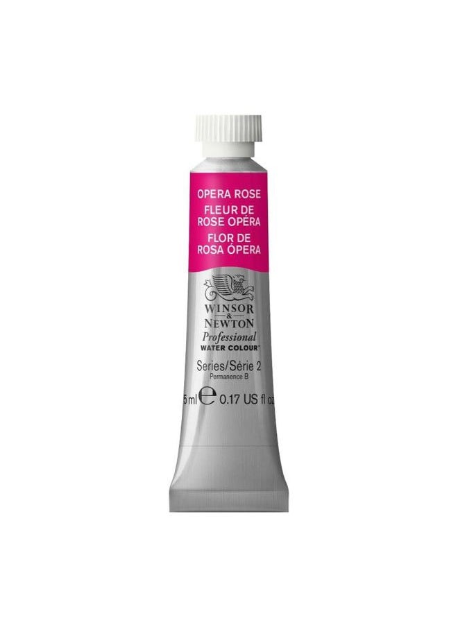 WINSOR & NEWTON Professional Water Colour Paint, 0.17-oz Tube, Opera Rose  - Image 1