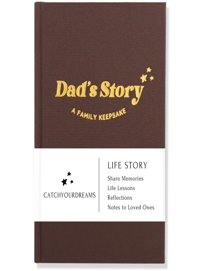 CATCHYOURDREAMS Dad's Story Journal (Hardcover with Case): A Meaningful Keepsake for a Father to Share His Life Journey and Memories, Includes 250+ Prompt Questions, Sentimental Gifts Idea - Image 1