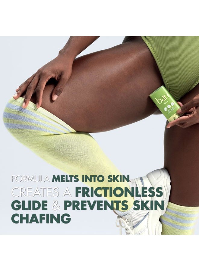 Ban Thigh & Body Anti-Friction Balm, Prevents Chafing & Skin Irritation, Anti Chafe Balm for Women & Men, Aluminum, Baking Soda & Talc Free, Unscented, 1.4 Oz - Image 2