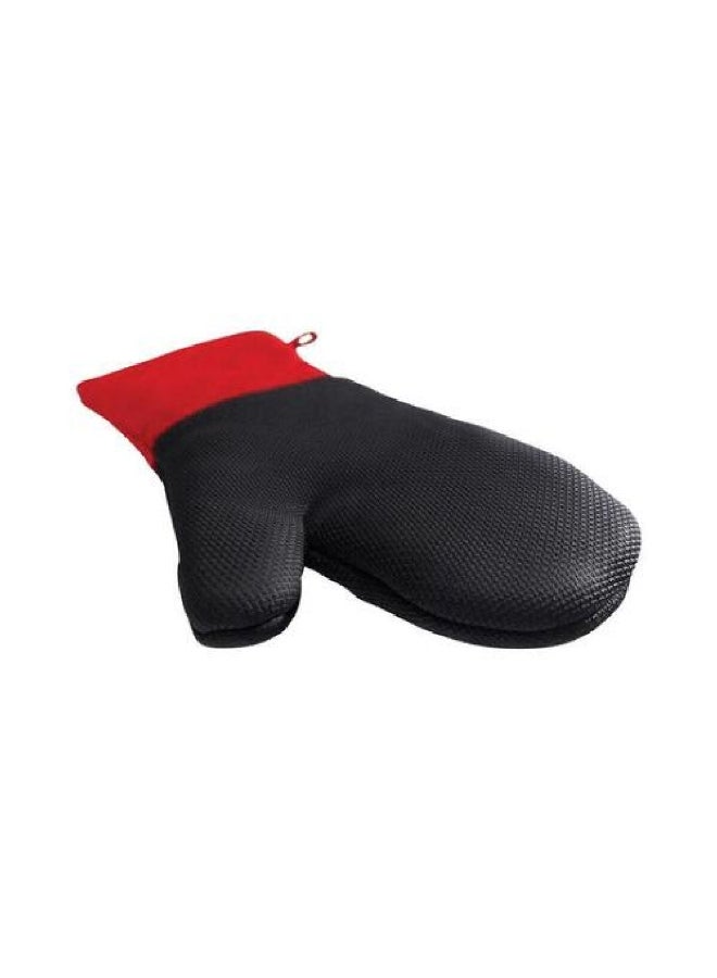 Grill Mark Sure Grip Neoprene Grilling Mitt Red and Black 17inch 90963A 