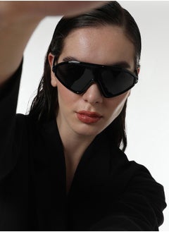 Haute Sauce The Slope Shield Sunglasses - Onyx Black  - Image 2
