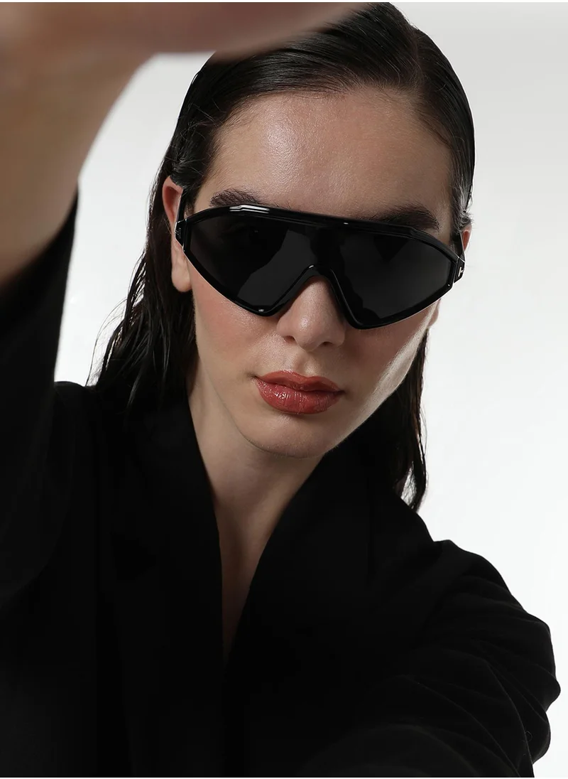 صوص هاوت The Slope Shield Sunglasses - Onyx Black