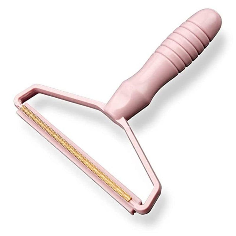 Pitora Lint RollerManual Clothes Fuzz Shaver Portable Lint RemoverDouble Sided Fuzz Remover for Removing Dust and Pet Hair from Clothing Furniture Curtain Blanket Couch Pink - Image 1