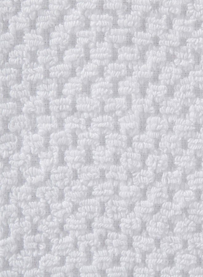 اس كيه ال هوم طقم مناشف حمام ويدو مونوغرام "G" من SKL Home by Saturday Knight Ltd.، أبيض، عبوة من 4 قطع - Image 4