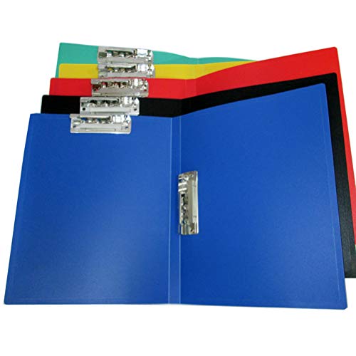 Daycount 5-Pack Clamp Binder A4 File Folder with Double Strong Clip, Punchless Binder with Spring-Action Clamp for Office School Student Teacher Supplies (Assorted Colored) - Image 3
