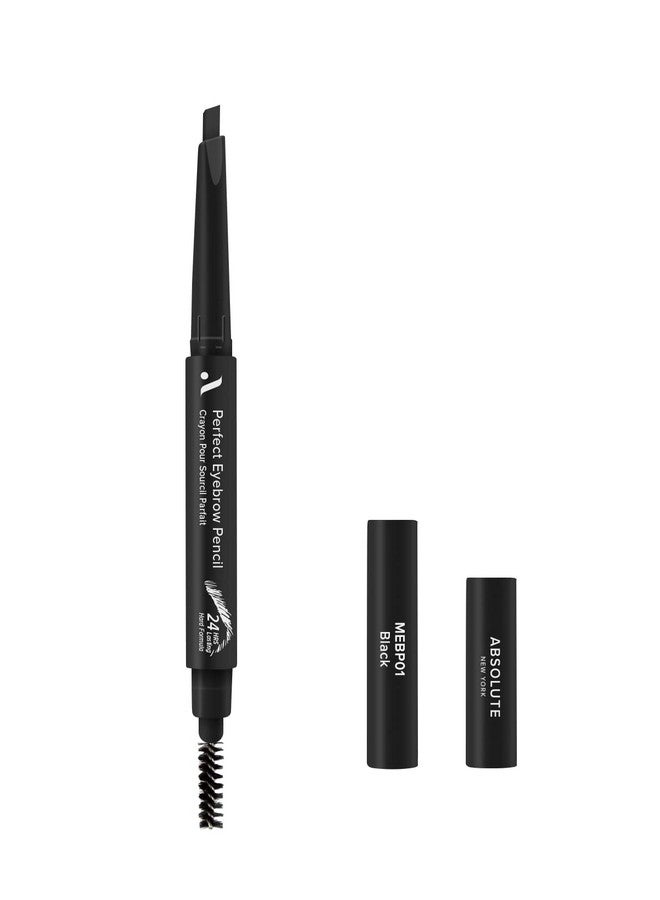 Absolute New York Perfect Eyebrow Pencil: Black (Hard) - Image 1