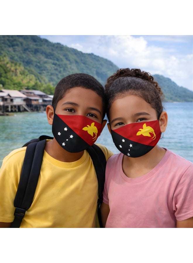 برينت شوب فور مي قناع وجه رياضي مزين بعلم الدولة، قطعتان، تذكار لمحبي رياضة الكريكيت، وكأس العالم للكريكيت، وكأس العالم للكريكيت T20. - Image 2