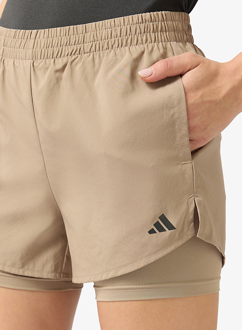Adidas Aeroready Made For Training Minimal Two-In-One Shorts - Image 4