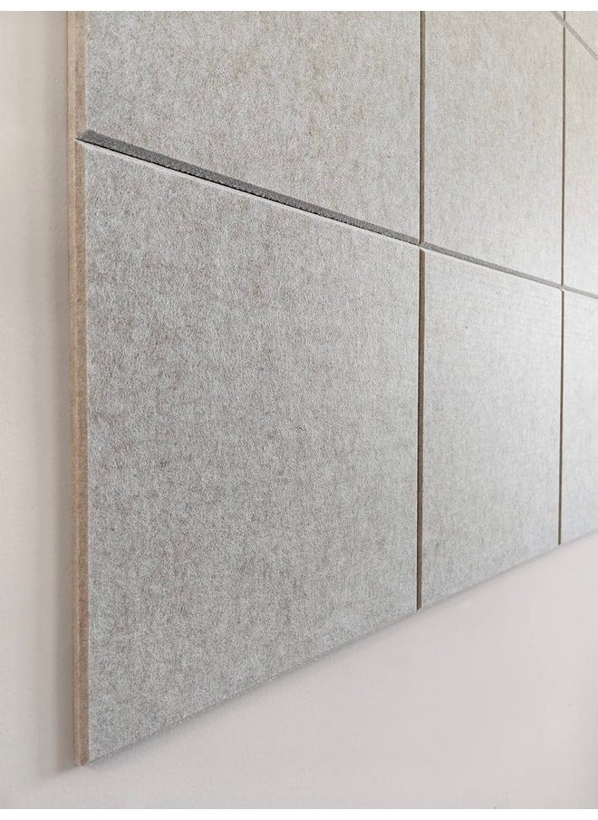 DECORITA - Large Cork Board Alternative 47X35 12 Pack Felt Wall Tiles With Safe Removable Adhesive Tabs Cork Boards For Walls Pin Board Tack Board Cork Board 48 X 36 For Home Office Latte - Image 1