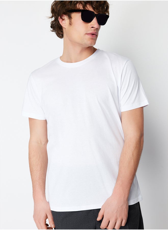 White Basic 100% Cotton Regular Fit Crew Neck T-Shirt TMNSS21TS0808 - pzsku/Z1B456C629BC97AC76F92Z/45/_/1739718413/d6eb7f46-84c6-4c07-8a82-39f64987cf63