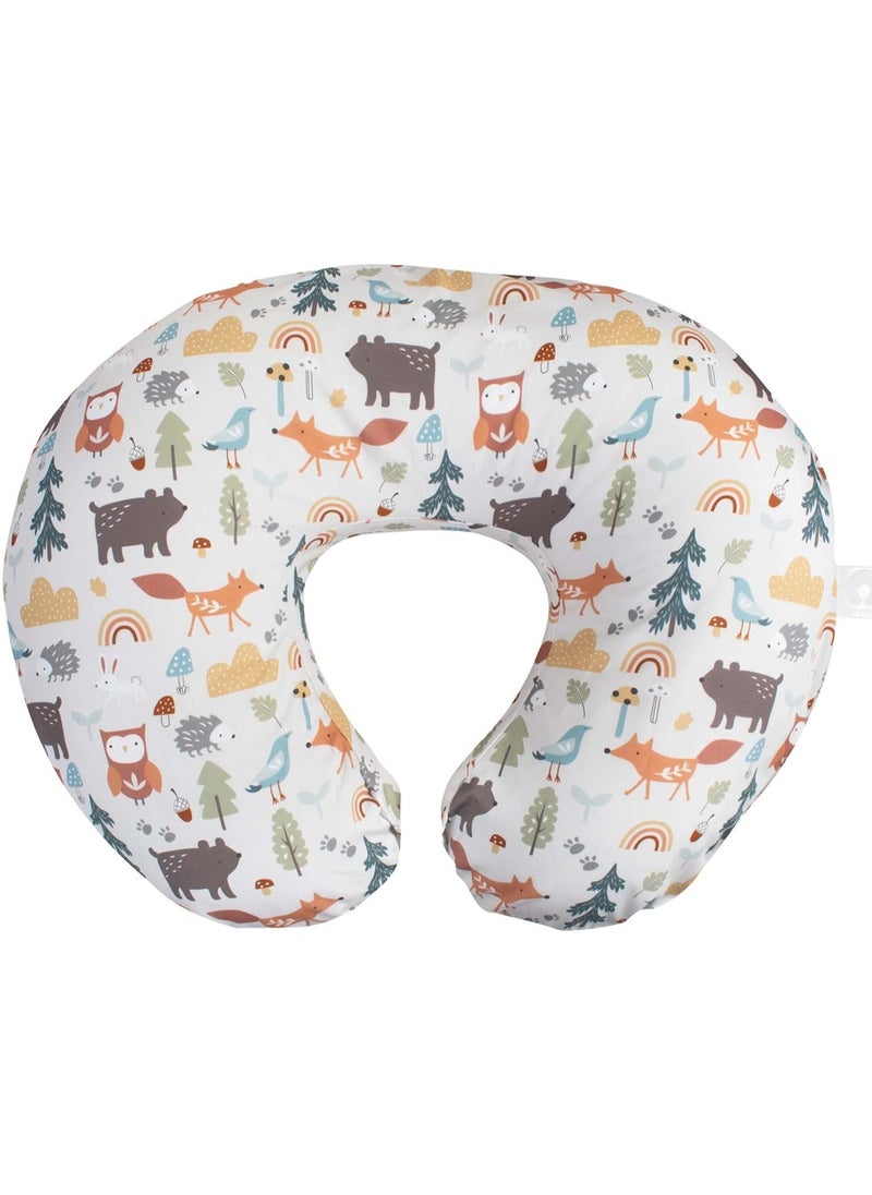 Gonice Nursing Pillow Cover, Spice Woodland Animals, Cotton Blend Fabric,Original and Luxe Breastfeeding Pillow  - Image 2