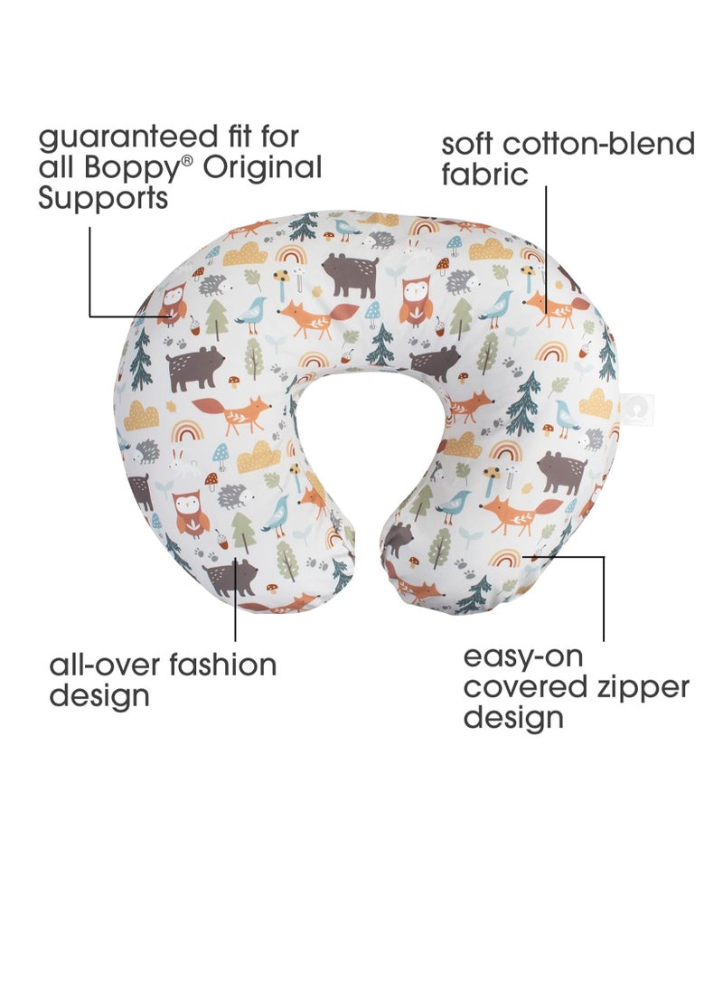Gonice Nursing Pillow Cover, Spice Woodland Animals, Cotton Blend Fabric,Original and Luxe Breastfeeding Pillow  - Image 3
