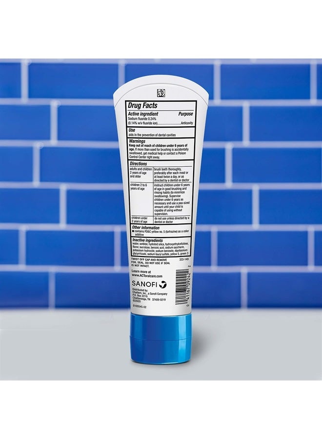 ACT Kids Anticavity Fluoride Toothpaste 4.6 oz. Wild Watermelon - Image 2