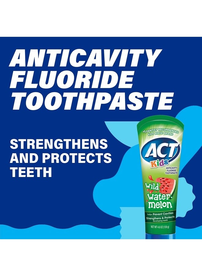 ACT Kids Anticavity Fluoride Toothpaste 4.6 oz. Wild Watermelon - Image 4