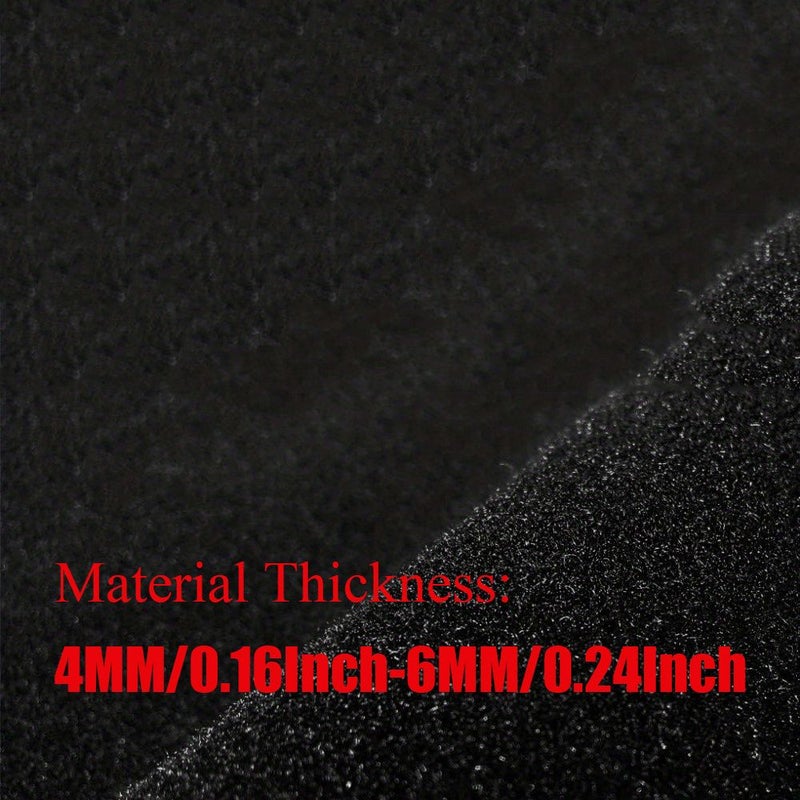 Black Premium Dashboard Cover UV Protection Heat Insulation Anti Scratch Non-Slip Sunshield Mat for Left Hand Drive Vehicles - Image 2