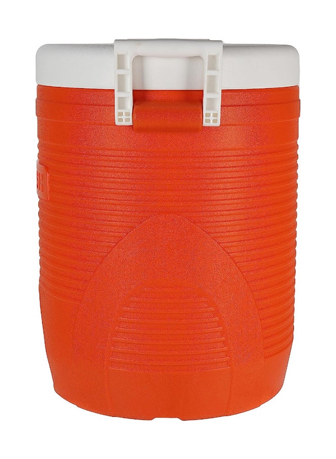 Fresh Beverage Cooler With Two Handle Orange/White 42Liters - Image 4