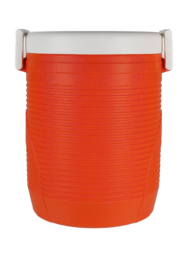 Fresh Beverage Cooler With Two Handle Orange/White 42Liters - Image 3