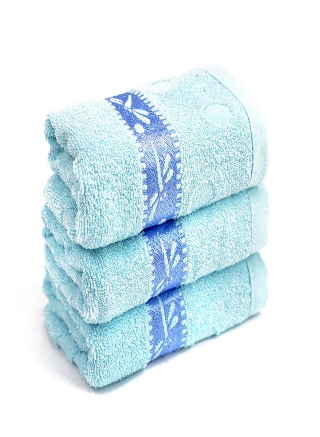 Riverbyland Absorbent Fabric Towel Blue Dragonfly Pattern Set of 3 - Image 1