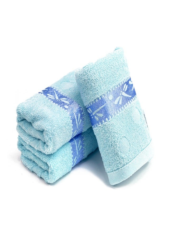 Riverbyland Absorbent Fabric Towel Blue Dragonfly Pattern Set of 3 - Image 2