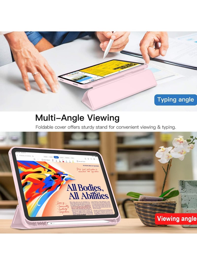 MIGOFAST iPad 10th Generation Case 2022 10.9 Inch with Pencil Holder Trifold Stand Smart Case with Soft TPU Back Auto Wake Sleep - Image 4