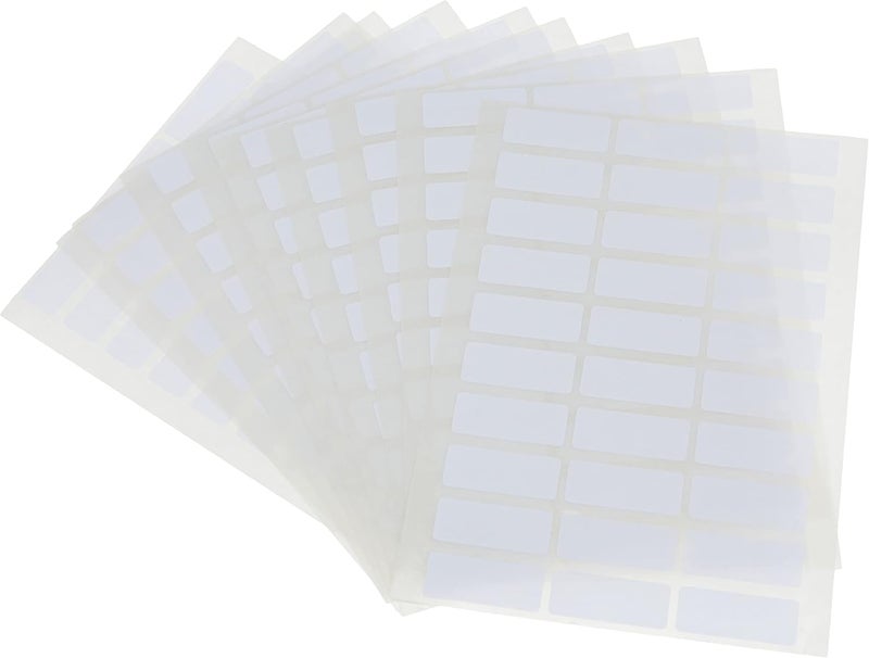 TANEX ADHESIVE LABELS 12MMX30MM 30X10 WHITE, TANOFC107 - Image 1