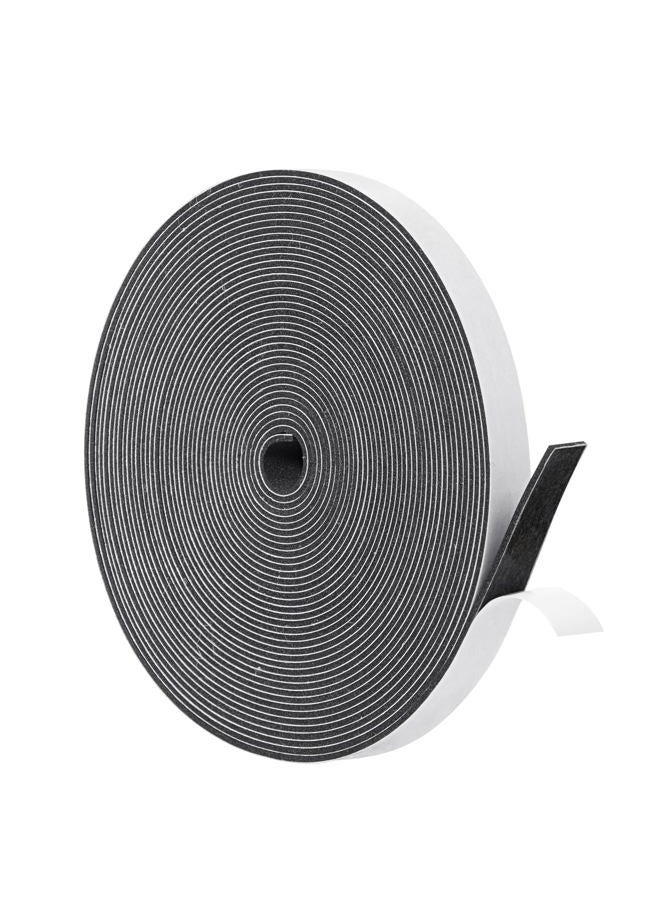 Yotache High Density Foam Tape Neoprene Weather Stripping 1/16 Inch Thick x (.50) 1/2 Inch Wide for Door Insulation, Soundproofing, Rattle, Total 33 Feet Long - Image 1