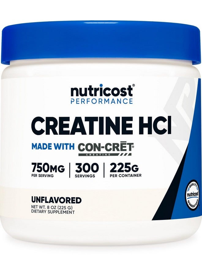 Nutricost Nutricost Creatine HCl Powder (8 OZ) - Made with CON-CRET Creatine, 300 Servings  - Image 1