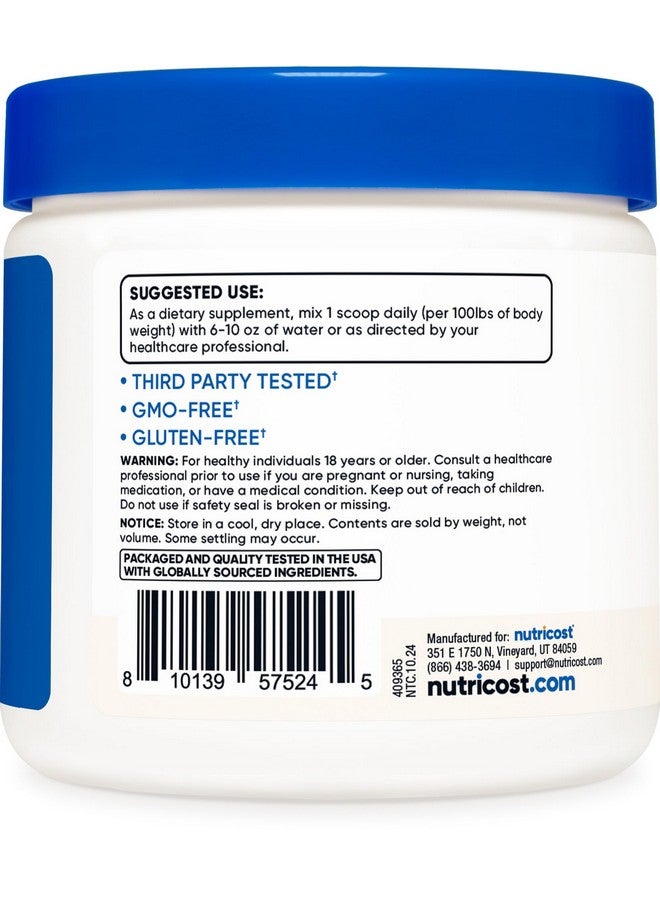 Nutricost Nutricost Creatine HCl Powder (8 OZ) - Made with CON-CRET Creatine, 300 Servings  - Image 4